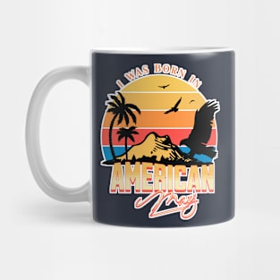 Was Born in American, May Retro Mug